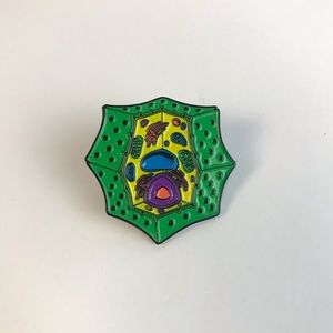 Plant Cell Enamel Pin